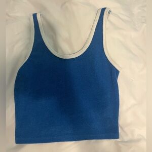 NEVER WORN Hollister Terry Cloth Blue Tank